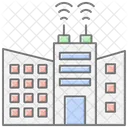 Digital City Lineal Color Icon Icon