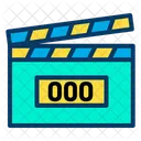 Digital Clapperboard Clapper Icon