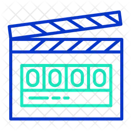 Digital Clapperboard  Icon