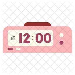 Digital clock  Icon