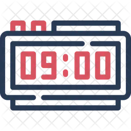 Digital clock  Icon