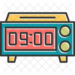 Digital clock  Icon