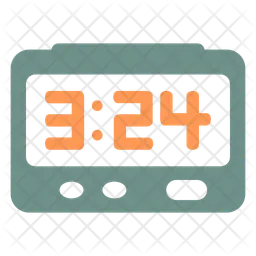 Digital clock  Icon