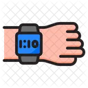 Digital Clock Smartwatch Wrist Watch Icon