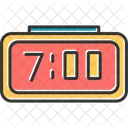 Digital Clock Alarm Alarm Clock Icon