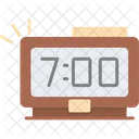 Digital Clock Alarm Clock Icon