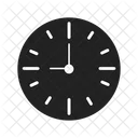 Digital clock face monochrome  Icon