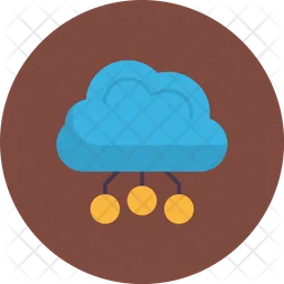 Digital cloud  Icon