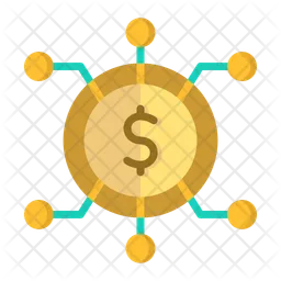 Digital coins  Icon