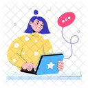 Digital Communication  Icon