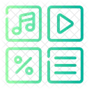Digital Content Video Music Icon