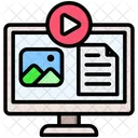 Digital Content Video Image Icon