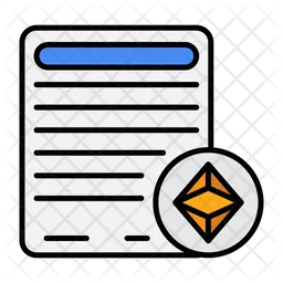 Digital Contract  Icon