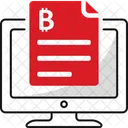 Digital contract  Icon