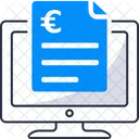 Digital Contract Agreement Document Icon