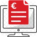 Digital Contract Agreement Document Icon