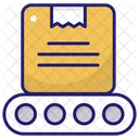 Digital Conveyor Parcel Box Icon
