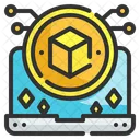 Digital Cryptocurrency  Icon