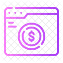 Digital Currency Money Dollar Icon