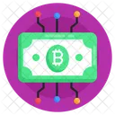 Digital Money Digital Currency Money Network Icon