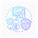Digital currency exchange  Icon
