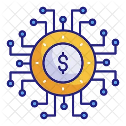 Digital Currency  Icon