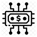 Digital Currency Money Cash Icon