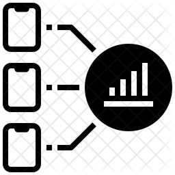 Digital data Icon - Download in Glyph Style