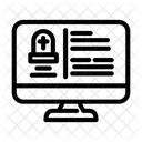 Digital Death Record Icon