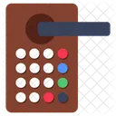 Digital Door Lock Control Security Icon