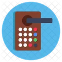 Digital Door Lock Control Security Icon