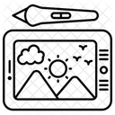Digital Drawing Drawing Design Icon