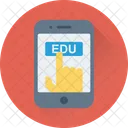 Digital Education Mobile Icon