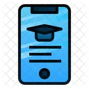 Online Learning Course Digital Icon