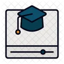 Digital Education Education Mortarboard Icon