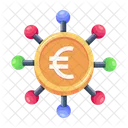 Digital Euro  Icon