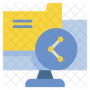 Digital File Folder  Icon