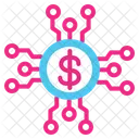 Digital Finance Fintech Solution Online Banking Icon