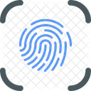 Digital Fingerprint  Icon