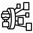 Digital Gate Gate Door Icon