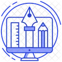 Digital Graphic  Icon