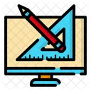 Digital Graphic Design Icon