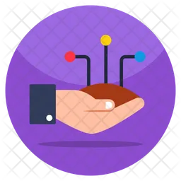 Digital Hand  Icon