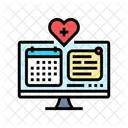 Digital Health Record Icon