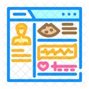 Digital Health Record Icon