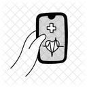 Digital Health Apps  Icon