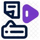 Digital Content Marketing Icon