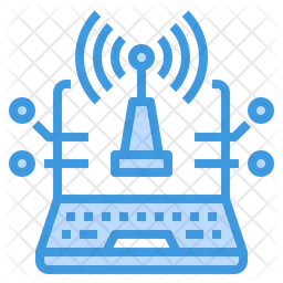 Digital Internet Signal  Icon
