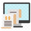 Digital invoice  Icon