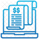 Digital Invoice Finance Payment Icon